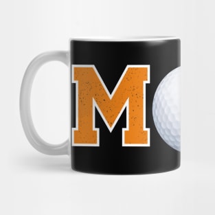 Golf Mom Orange Mug